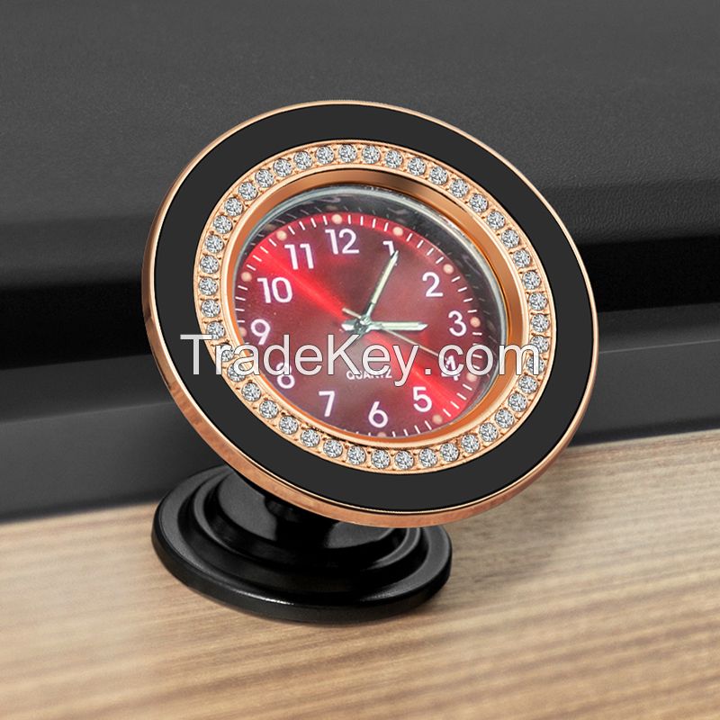 360-degree rotation  clock magnetic car mount for phone navigation