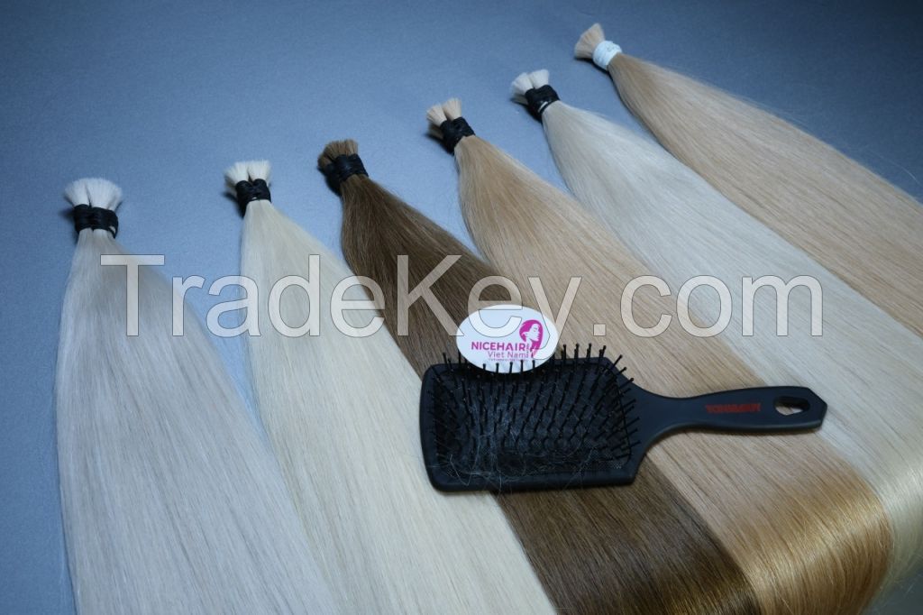 NiceHairVietnam - Human Bulk Hair Natural Straight 100% Unprocessed Vietnam Virgin Hair Extensions