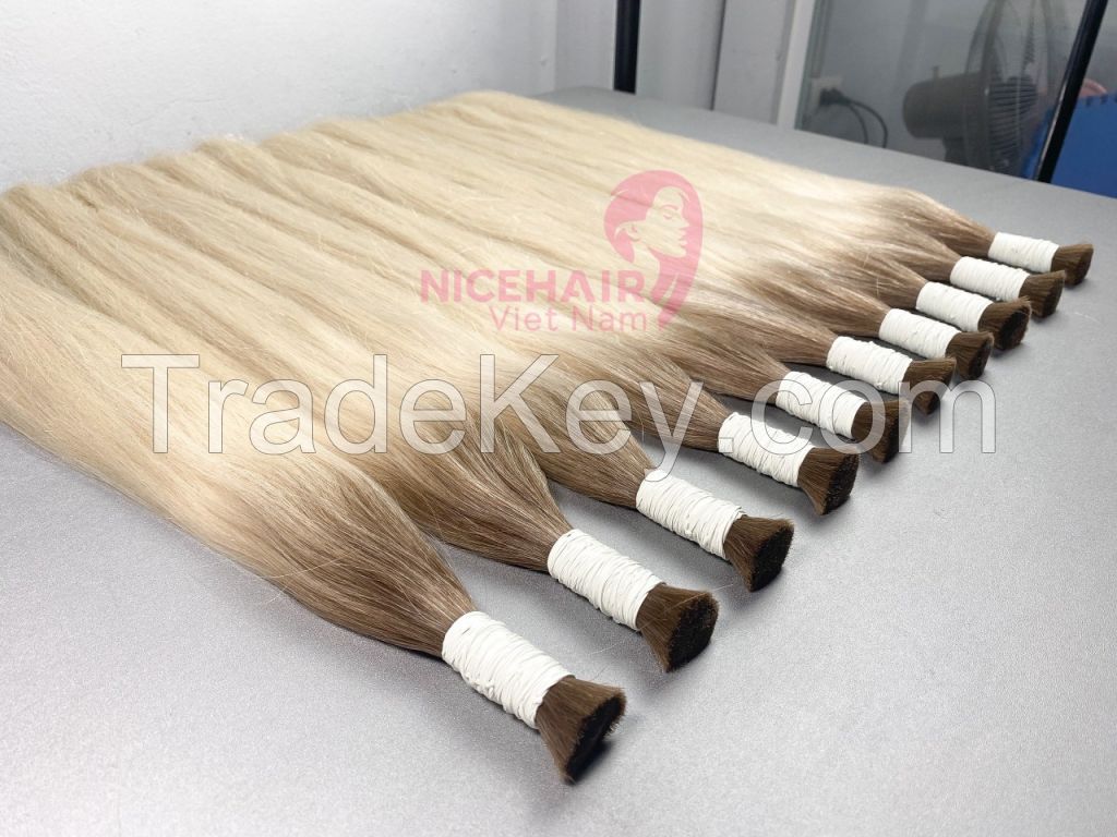 NiceHairVietnam - Human Bulk Hair Natural Straight 100% Unprocessed Vietnam Virgin Hair Extensions