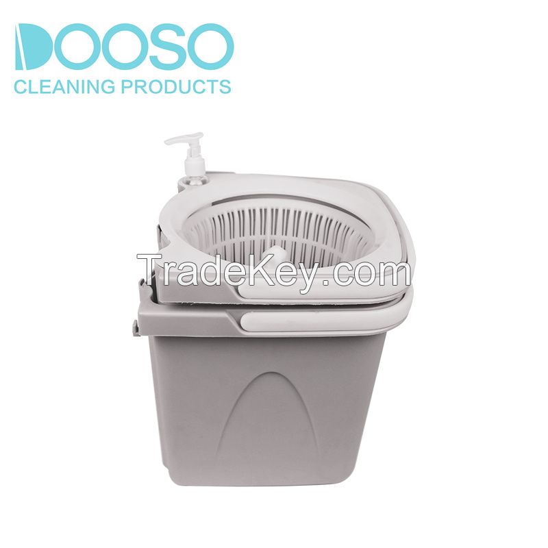 Dooso Wholesale Double Device Save Space Folding Mop A+B Bucket With Handle