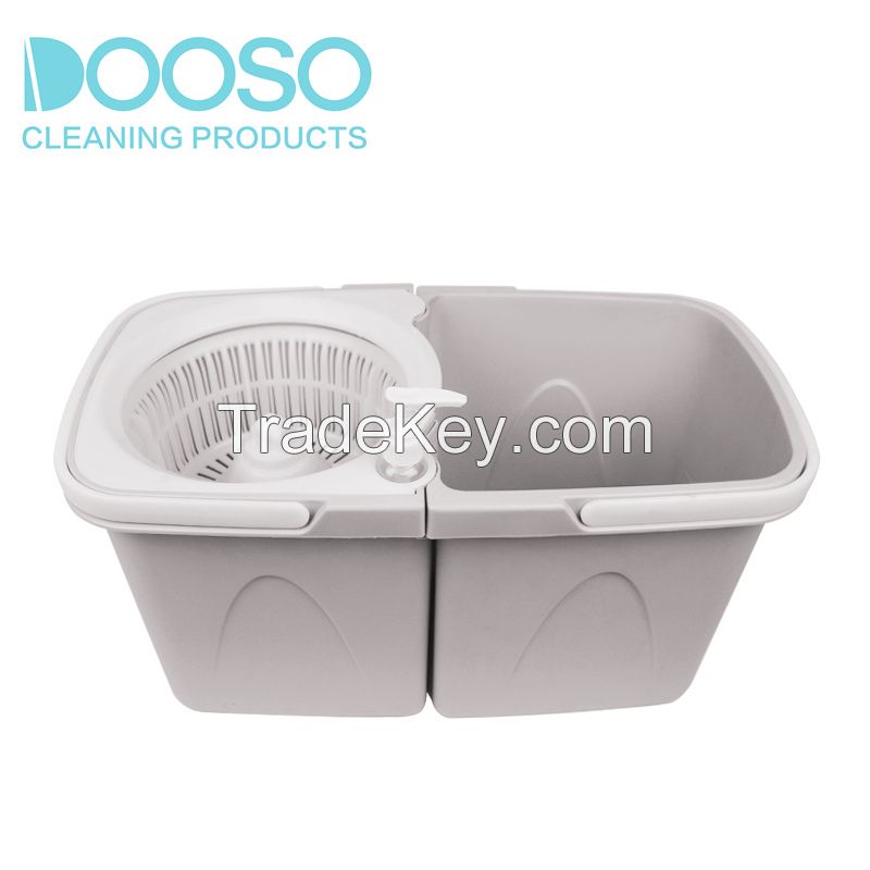 Dooso Wholesale Double Device Save Space Folding Mop A+B Bucket With Handle