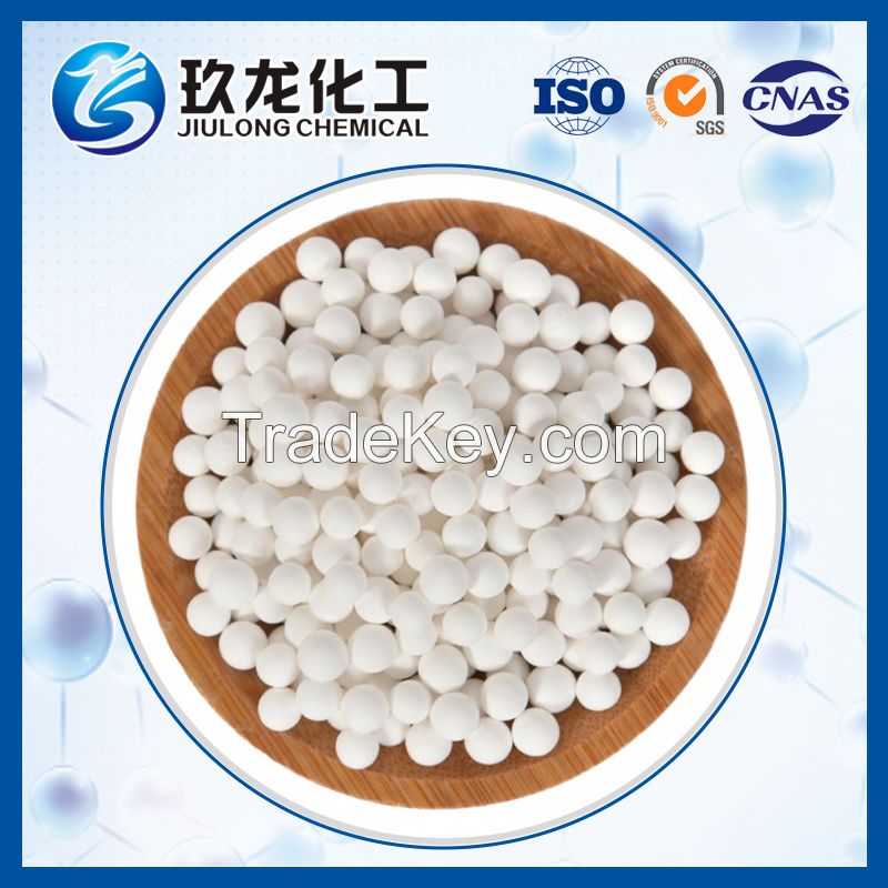 Oil Column Formed Alumina Spheres Stable Structure and Large Pore Volume