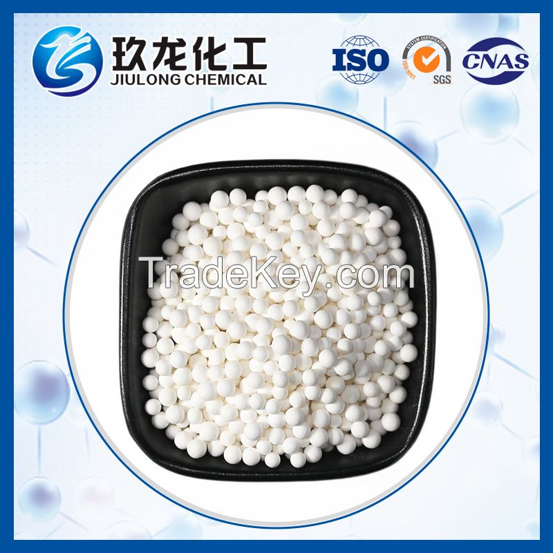 Oil Column Formed Alumina Spheres Carrier White Spherical Shape High Strength Alumina Ball Alumina Spheres Oil Column Formed