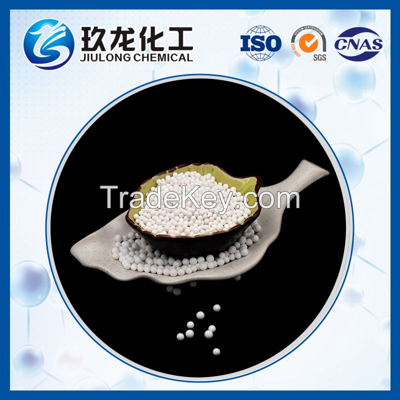 Oil Column Formed Alumina Spheres Carrier White Spherical Shape High Strength