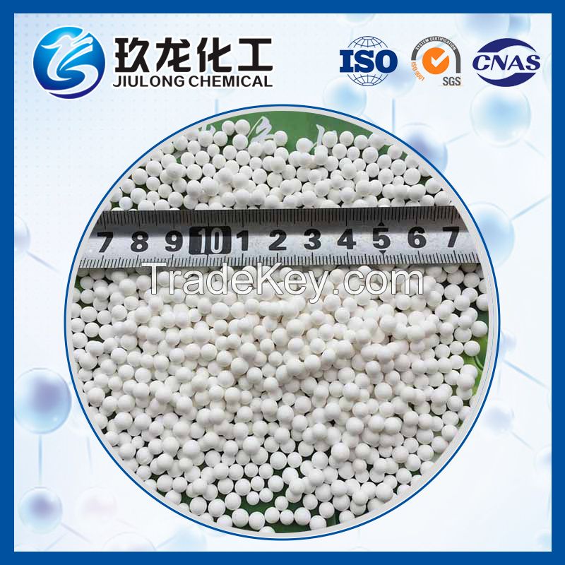 White Sphere Activated Alumina Catalyst Support Balls for Ethylene and Propylene