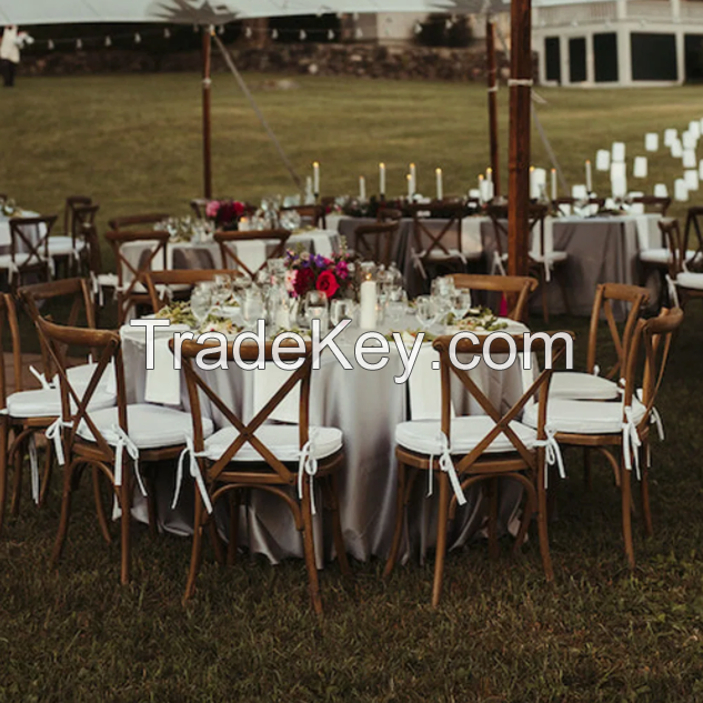 Industrial Metal Chair Metal Frame Stacking Chairs Stackable Cross Back Wood Chair for Restaurant