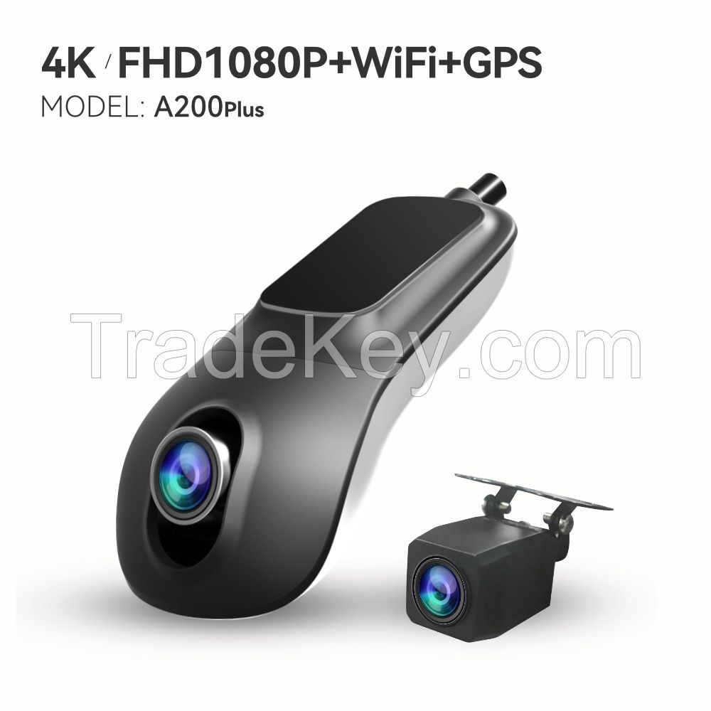 4G Car Dashcam with GPS WiFi Hotspot