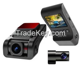 Universal Car Dashcam with 2 Lens Wifi GPS 