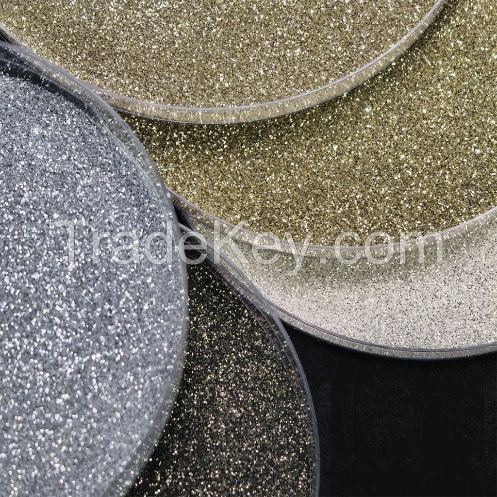 Sparkling Attractive Glitter Powder Solvent Resistant Polyester Nail Glitter Sequin