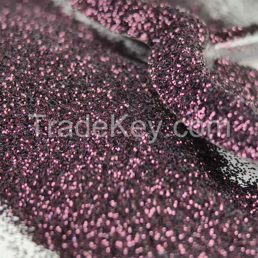 Sparkling Attractive Glitter Powder Solvent Resistant Polyester Nail Glitter Sequin