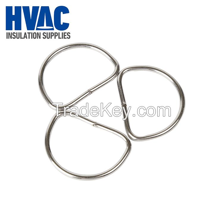 insulation accessories for removable insulation blanket stainless steel D-rings