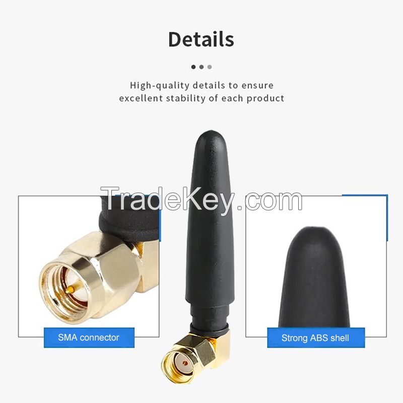 Signal Plus 50mm 2.5dbi omni-directional 4G GSM LTE WIFI rubber antenna