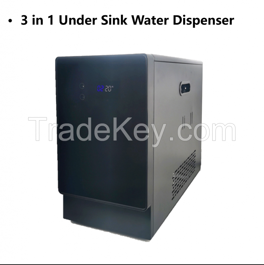 3 in 1 Under Sink Water Dispenser-Chilled Soda Maker