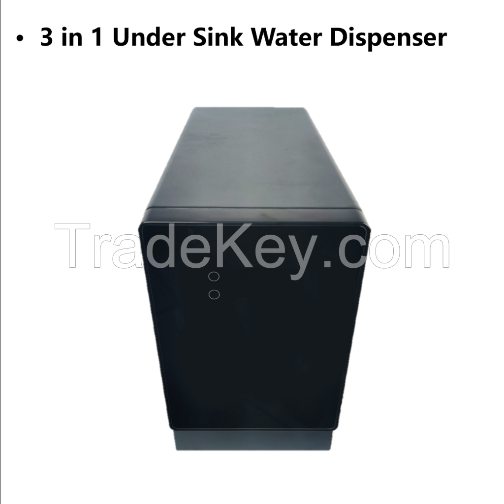 3 in 1 Under Sink Water Dispenser-Chilled Soda Maker