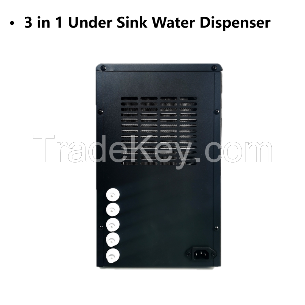 3 in 1 Under Sink Water Dispenser-Chilled Soda Maker