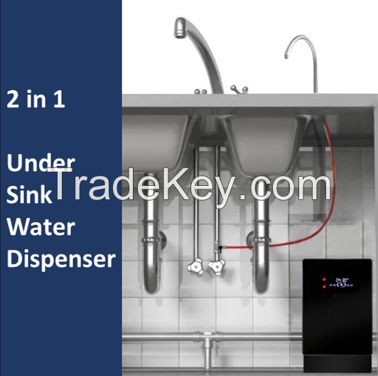 2 in 1 Under Sink Water Dispenser-ice water, sparkling water