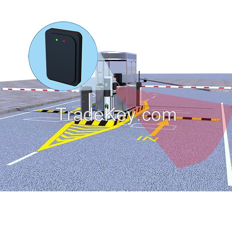 Parking boom barrier gate anti fall vehicle detection sensor