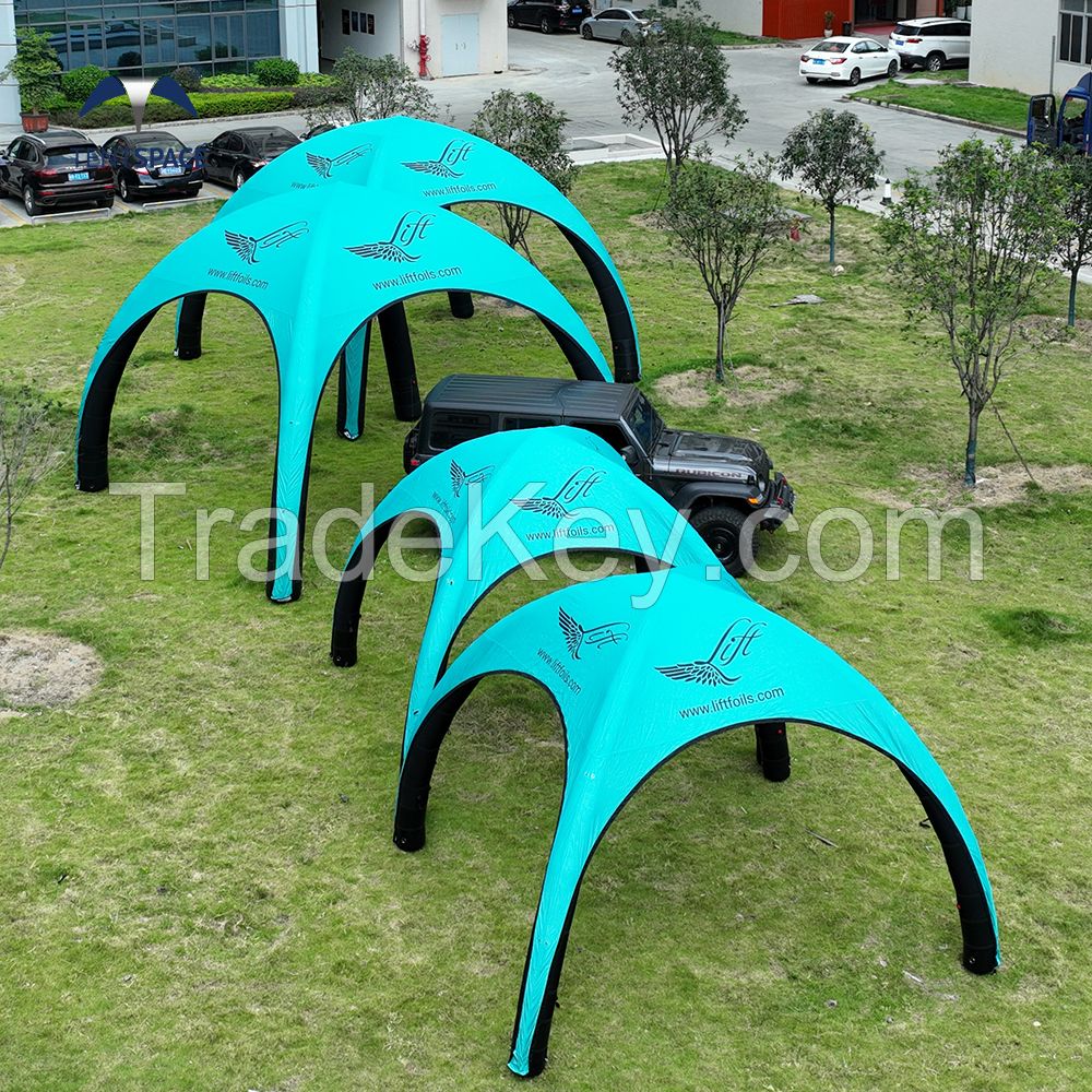 Custom Logo printed air sealed tent easy setup marketing advertising inflatable dome tents