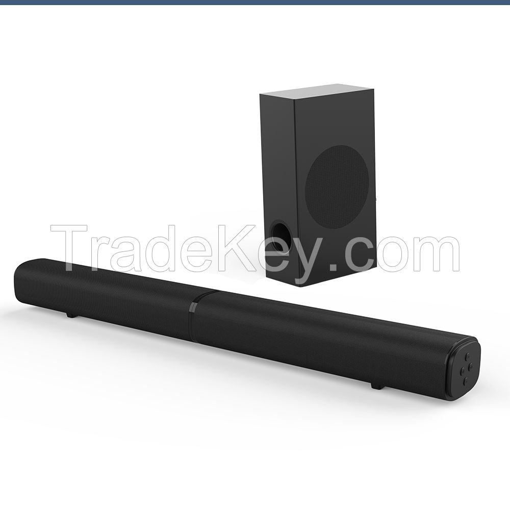 Built-in DSP Detachable Speaker Bluetooth 3D Surround Sound 2 in 1 TV SoundBar Audio Sound 