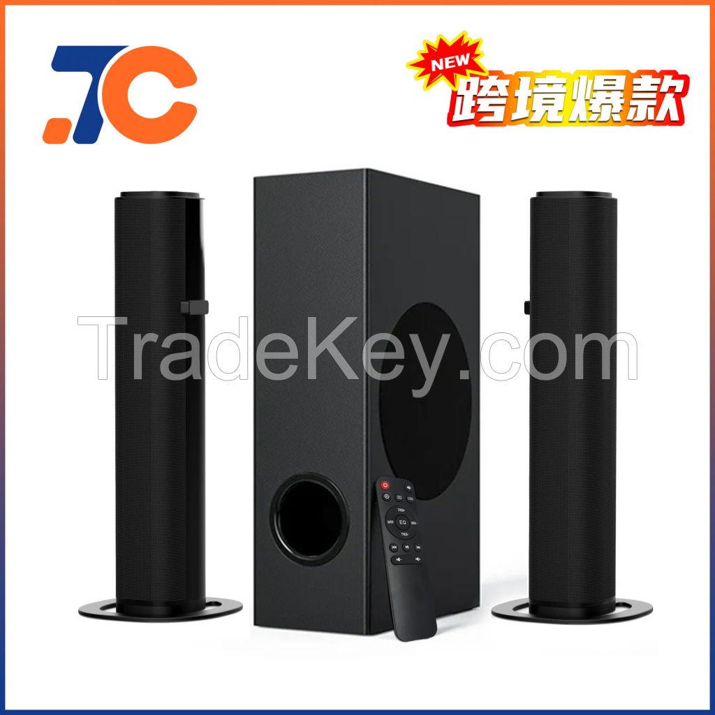 Built-in DSP Detachable Speaker Bluetooth 3D Surround Sound 2 in 1 TV SoundBar Audio Sound 