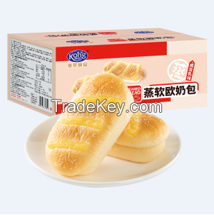 Salty Soy Milk Flavor Steamed Soft European Milk Bread