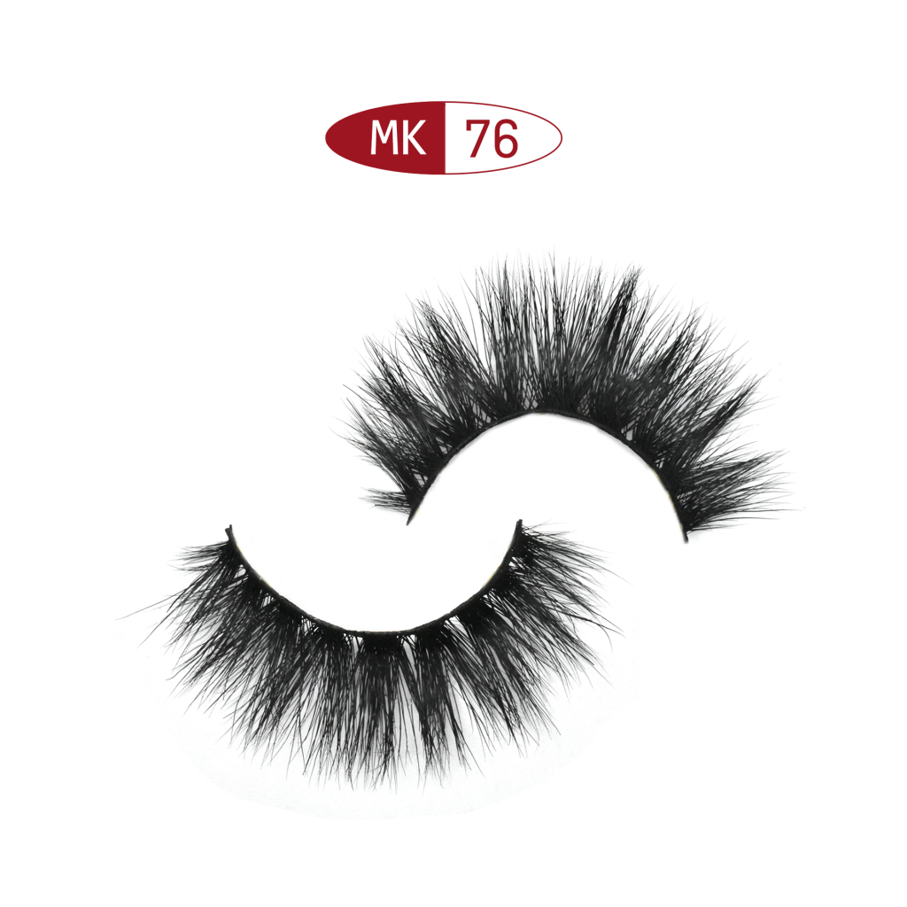 Natural short length Full Strip Mink Lashes MK76 / Feather light 12mm mink eyelash /  Cute 13mm natural real mink hair eyelash / Thin 13mm 5D mink eyelash / Curly 12mm 5D mink hair eyelash / Velvety 15mm 3D layered mink eyelash