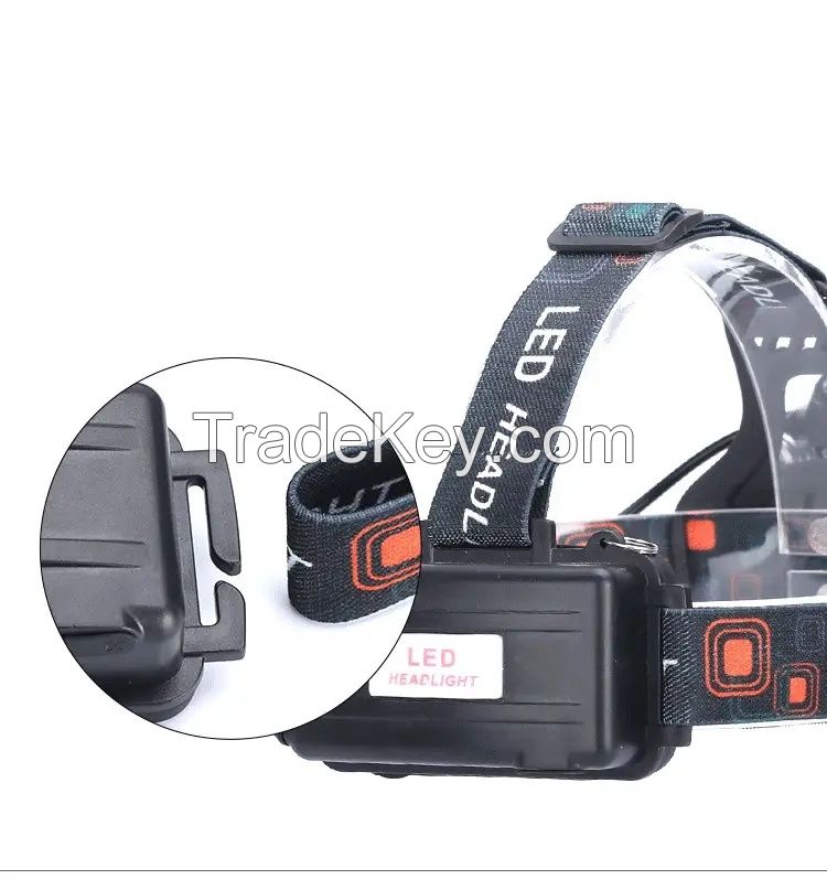 Multi color rechargeable headlamp Sensor light