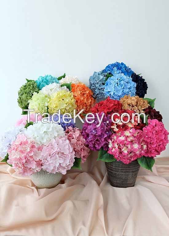 Artificial silk Hydrangea for home decor