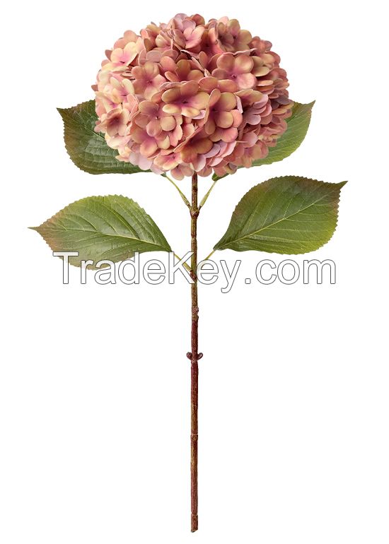 Artificial flowers real touch Hydrangea silk flowers for home decor wholesale