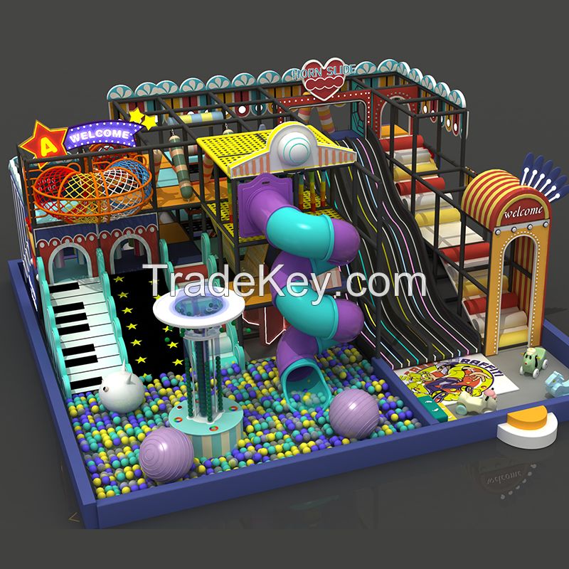 Children's Soft play Equipment trampoline Amusement Park Facilities Combination Venue Soft Indoor pl