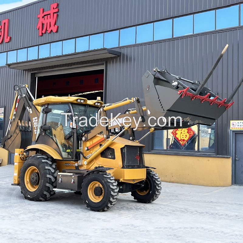 Construction Machinery Shanzhong Factory Sales directly SZ40-28 4WD Backhoe Loader for construction sites