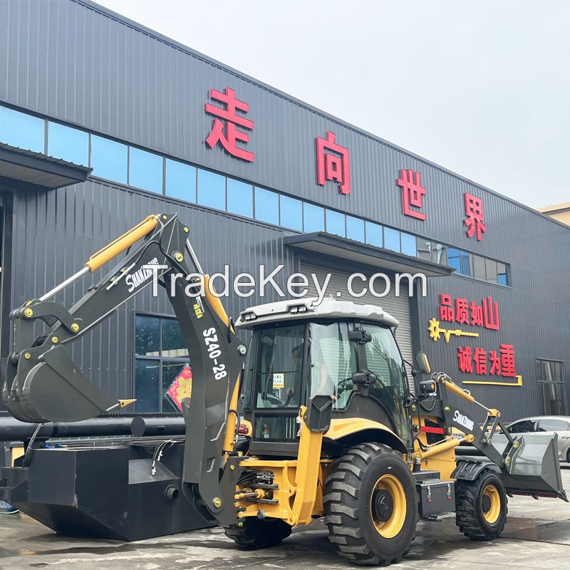 Construction Machinery Shanzhong Factory Sales directly SZ40-28 4WD Backhoe Loader for construction sites