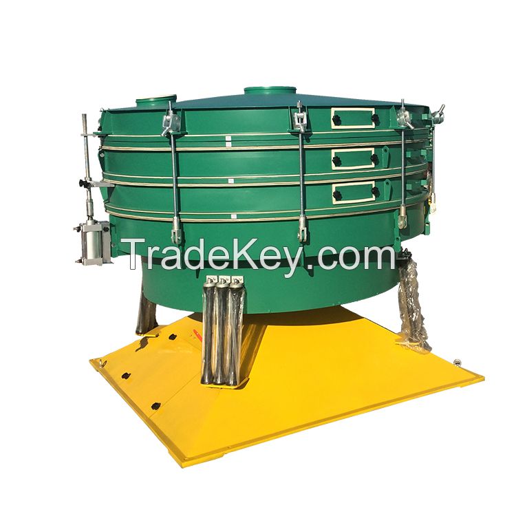 Hot selling food grade vibration sifter rice sieving machine automatic tumbler vibrating screen