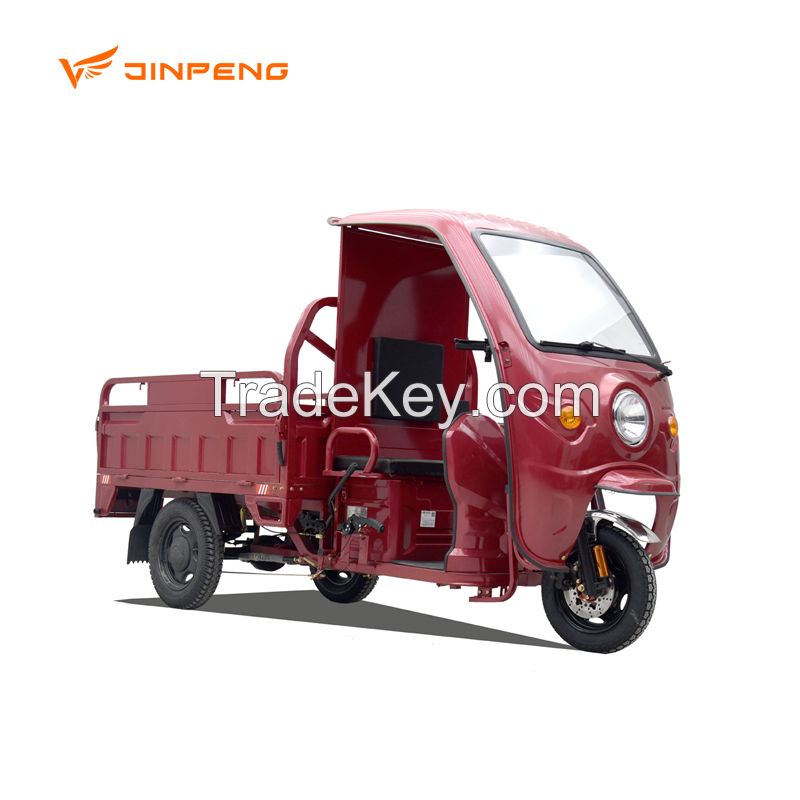 Hot Selling 72V1000W Electric Cargo Tricycle with Roof Factory Cheap