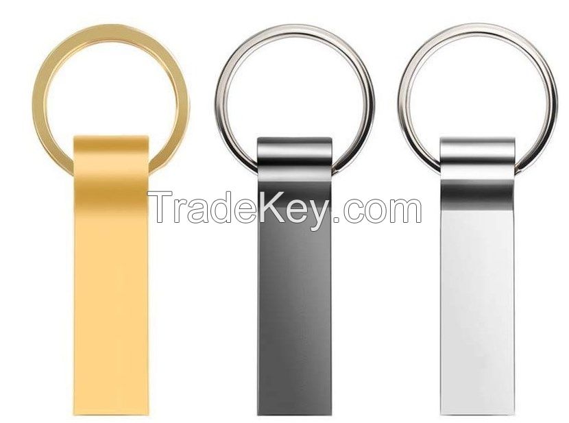 Best Seller Mini Metal USB Stick With Key Ring Good Quality 2 Years Warranty Free Laser Engraving Logo