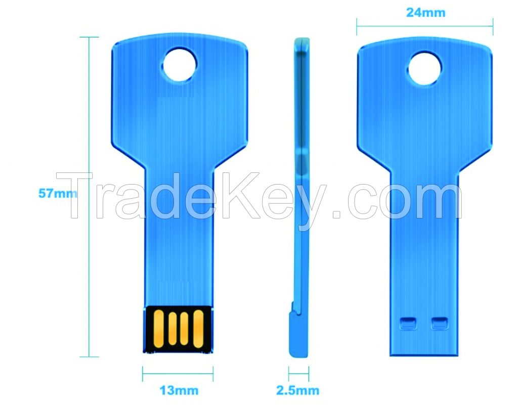 Cheap And Popular Key USB Stick With Free Laser Engraving Logo 