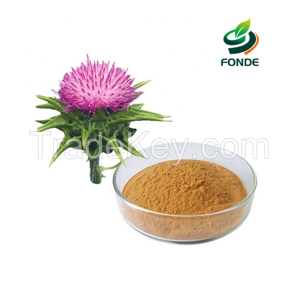 Supply milk thistle extract powder 80% silymarin Milk Thistle Extract