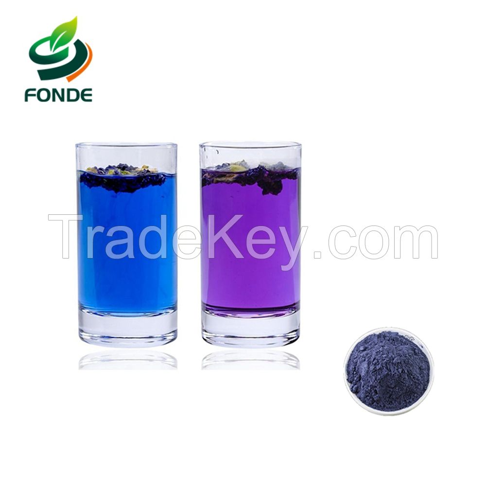  Supply Pure Plant Pigments Blue Butterfly Bean Pollen Blue Butterfly Pea Flower Powder