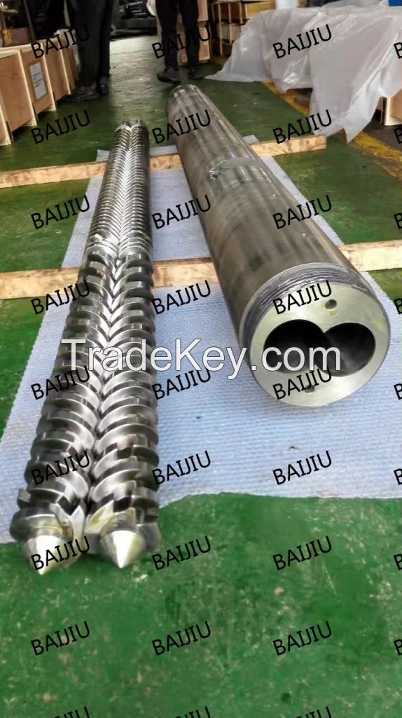 Parallel twin screw barrel manufacturer China