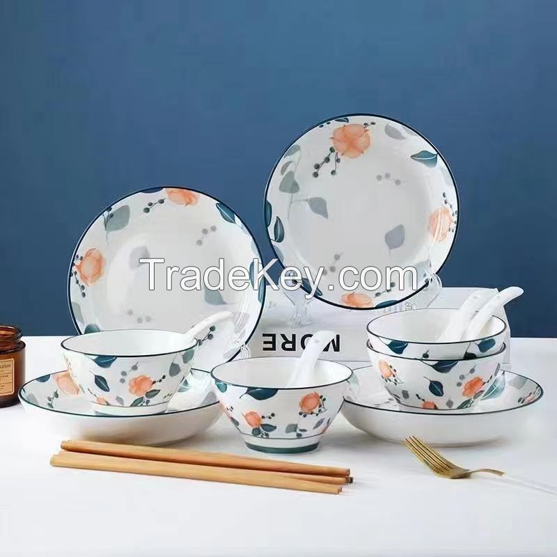 Porcelain Colorful Dinner Sets