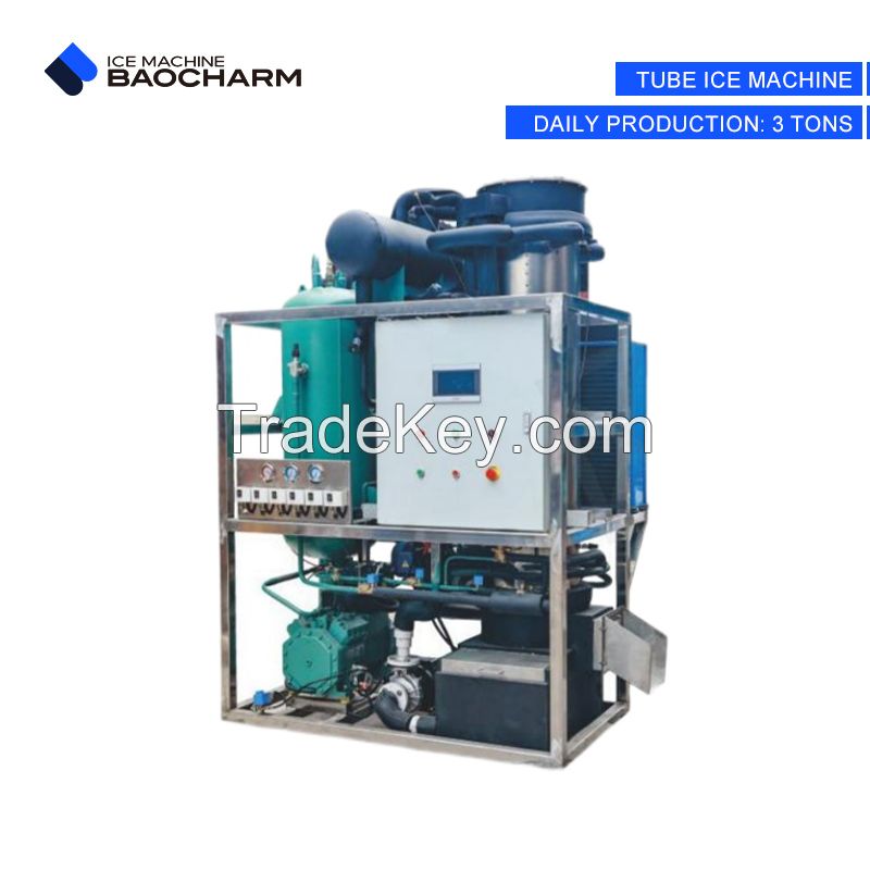 BAOCHARM BCT-3T Industrial Automatic Tube Ice Maker Machine For Sale