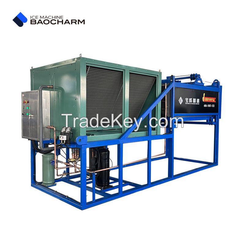 BAOCHARM BCPY-0.25T-1T Air Cooled Ice Block Maker Equipment