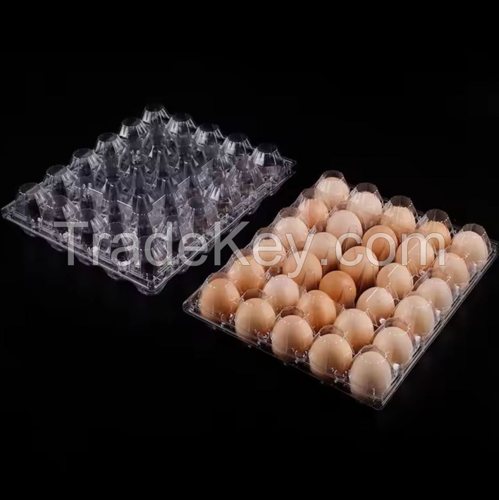 Plastic egg tray