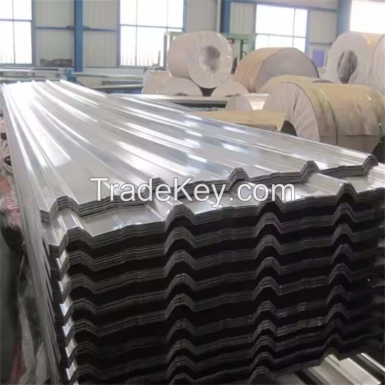 Metal Roof Sheet PPGI PPGL Building Material Trapezoidal Sheet Color Coated Zinc