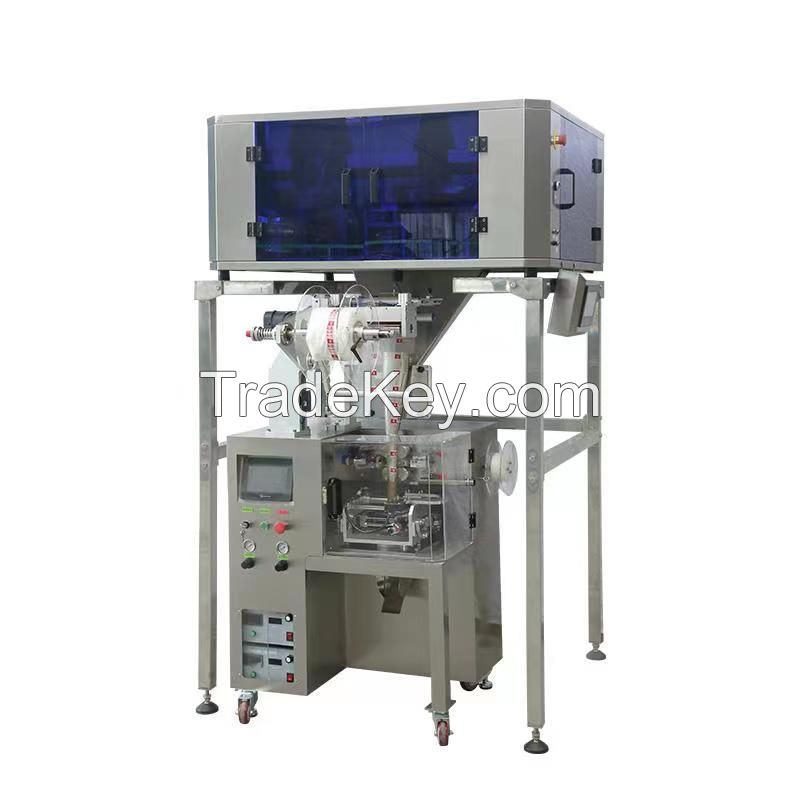 Factory Price Ultrasonic Sealing Automatic Triangle Pyramid Tea Bag Packing Machine