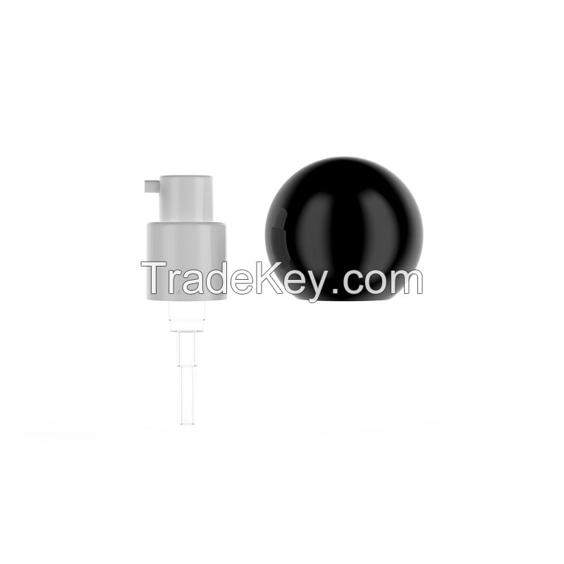 Empty 15ml Foundation Bottle with Ball Shaped Cap and Pump - Model YB015150