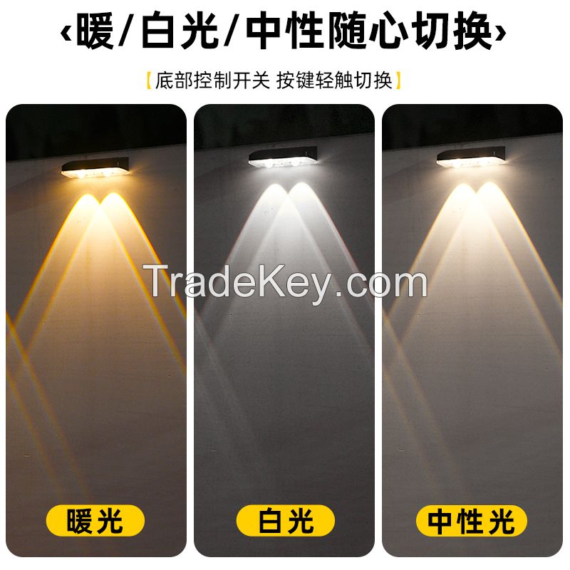 Solar LED wall light