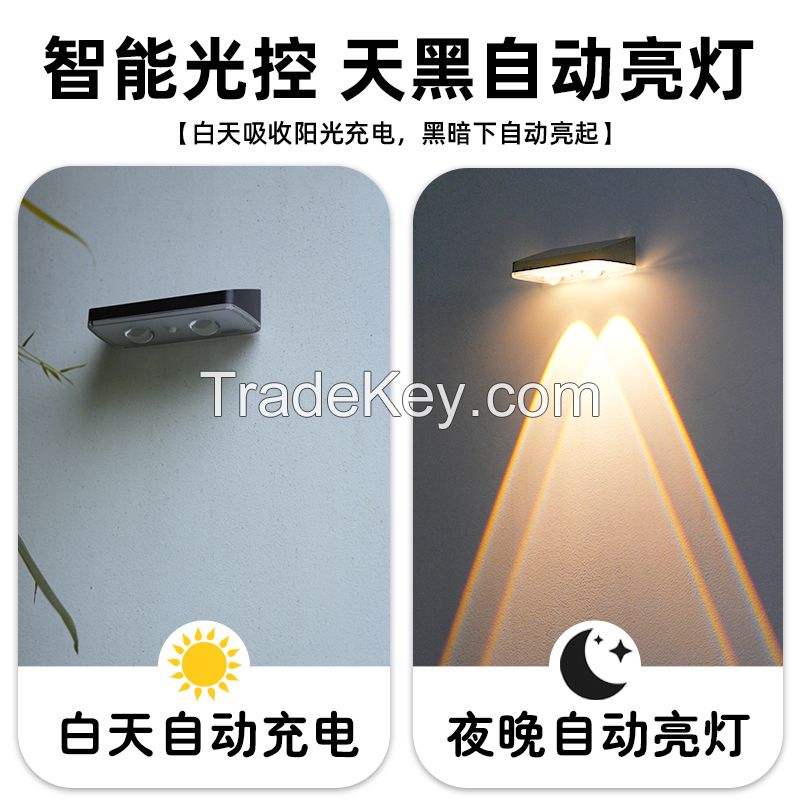 Solar LED wall light