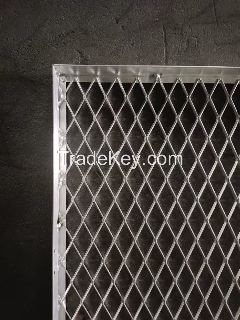 Aluminum stretch mesh