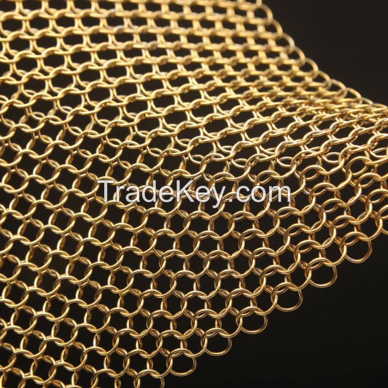 Decorative Ring Metal Mesh-Chainmail Metal Curtain